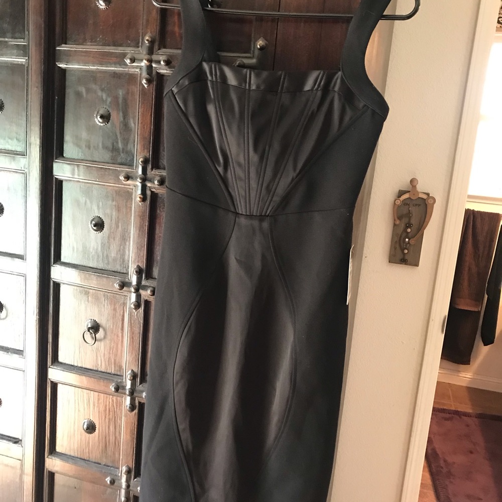 Black Express sheath dress Size 2